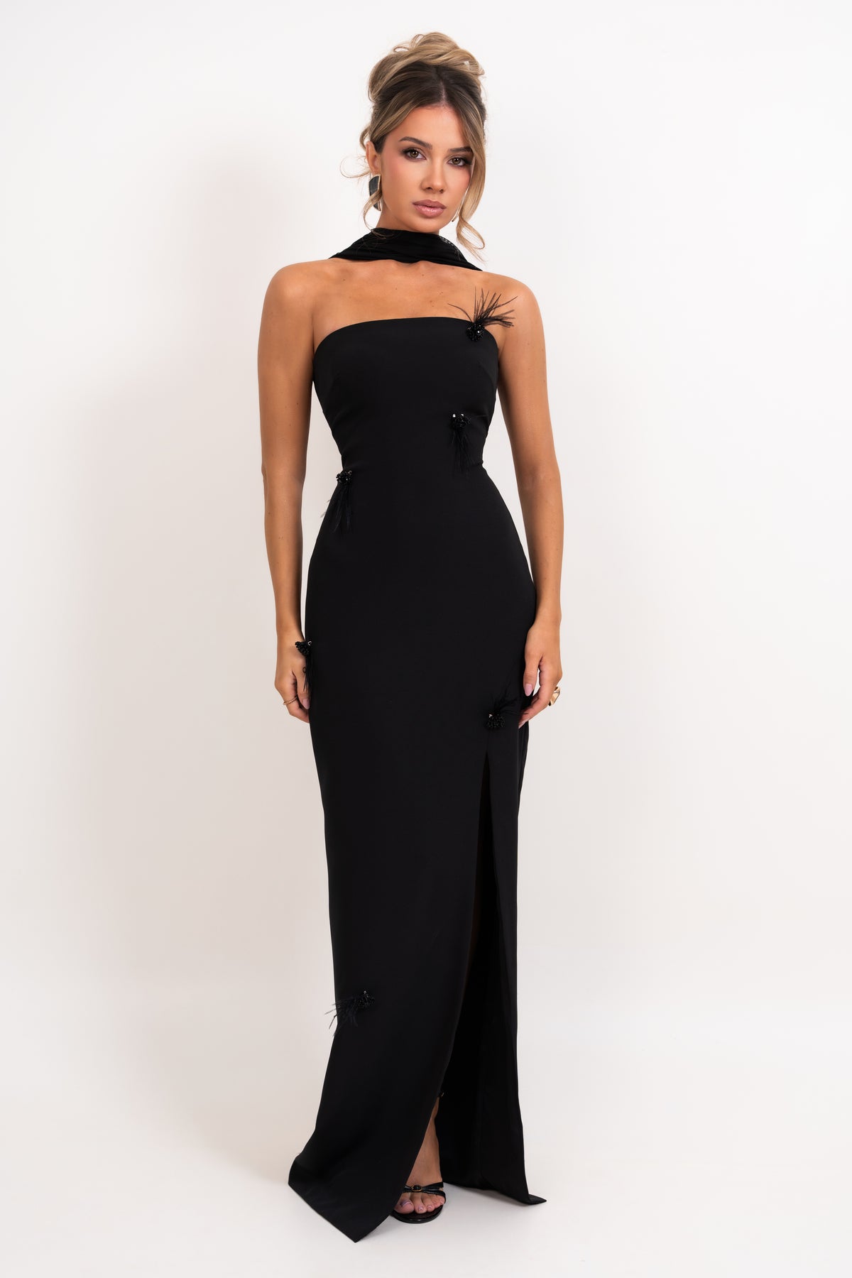 Orlena Black Dress