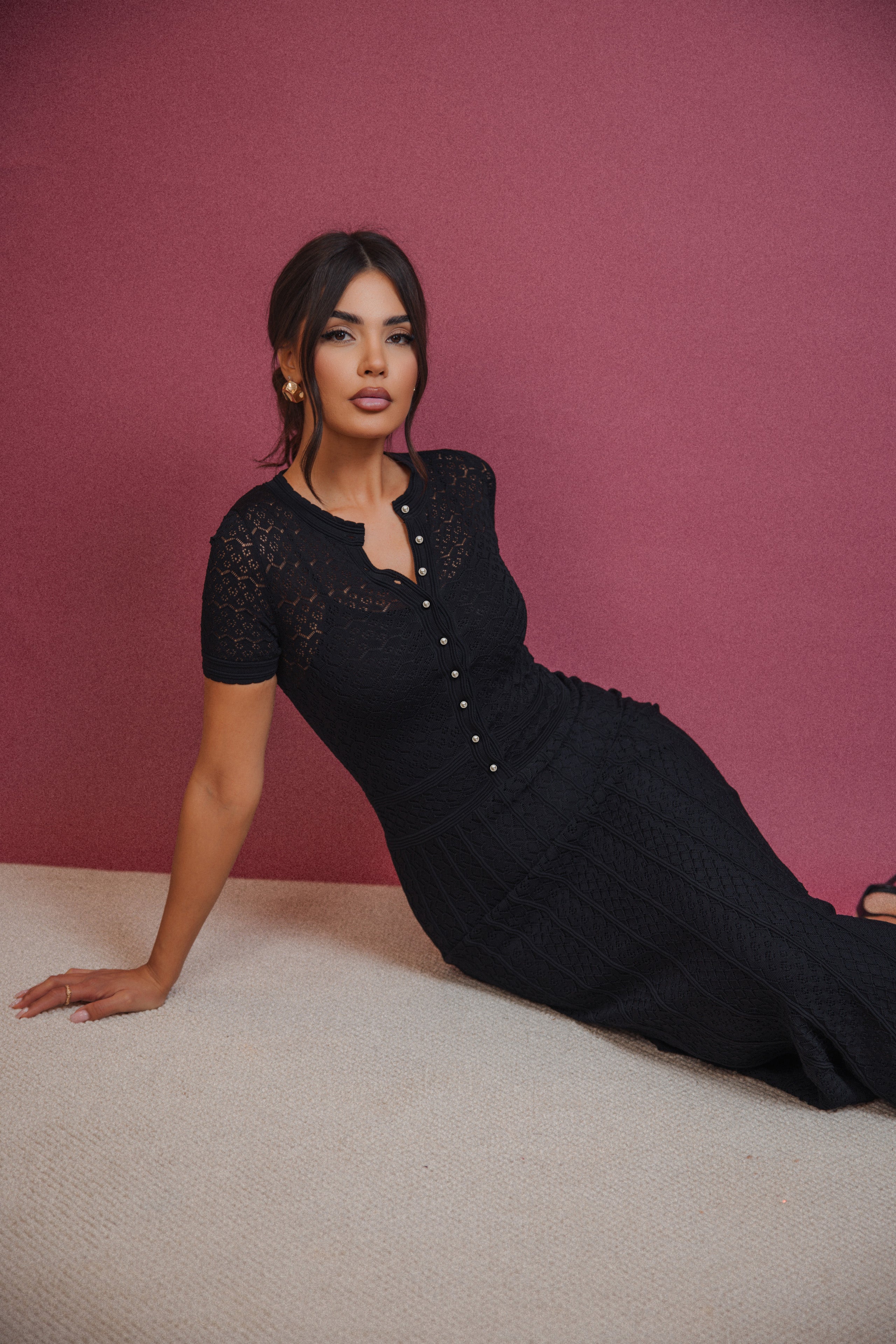 Rione Black Dress