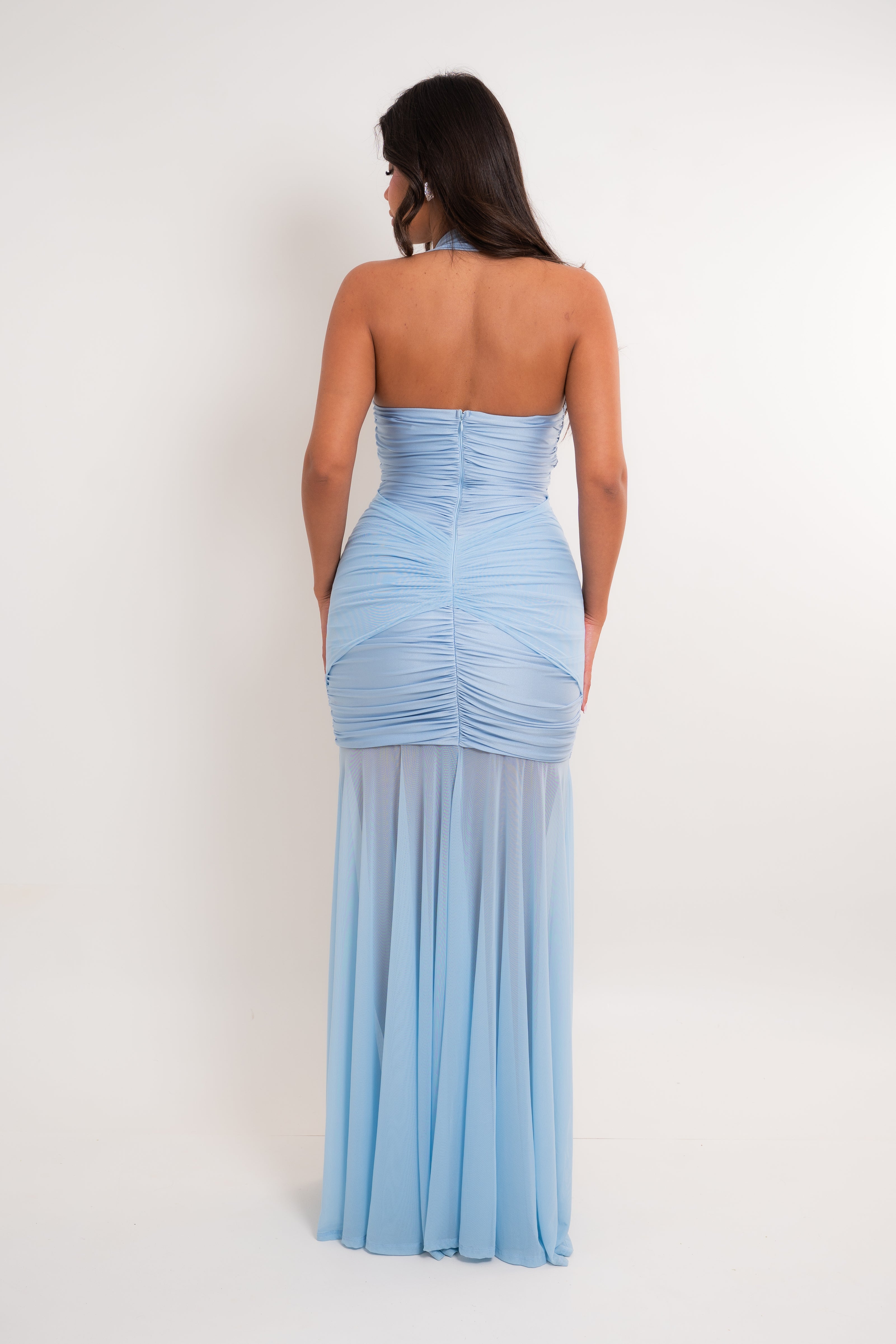 Rossana Light Blue Dress