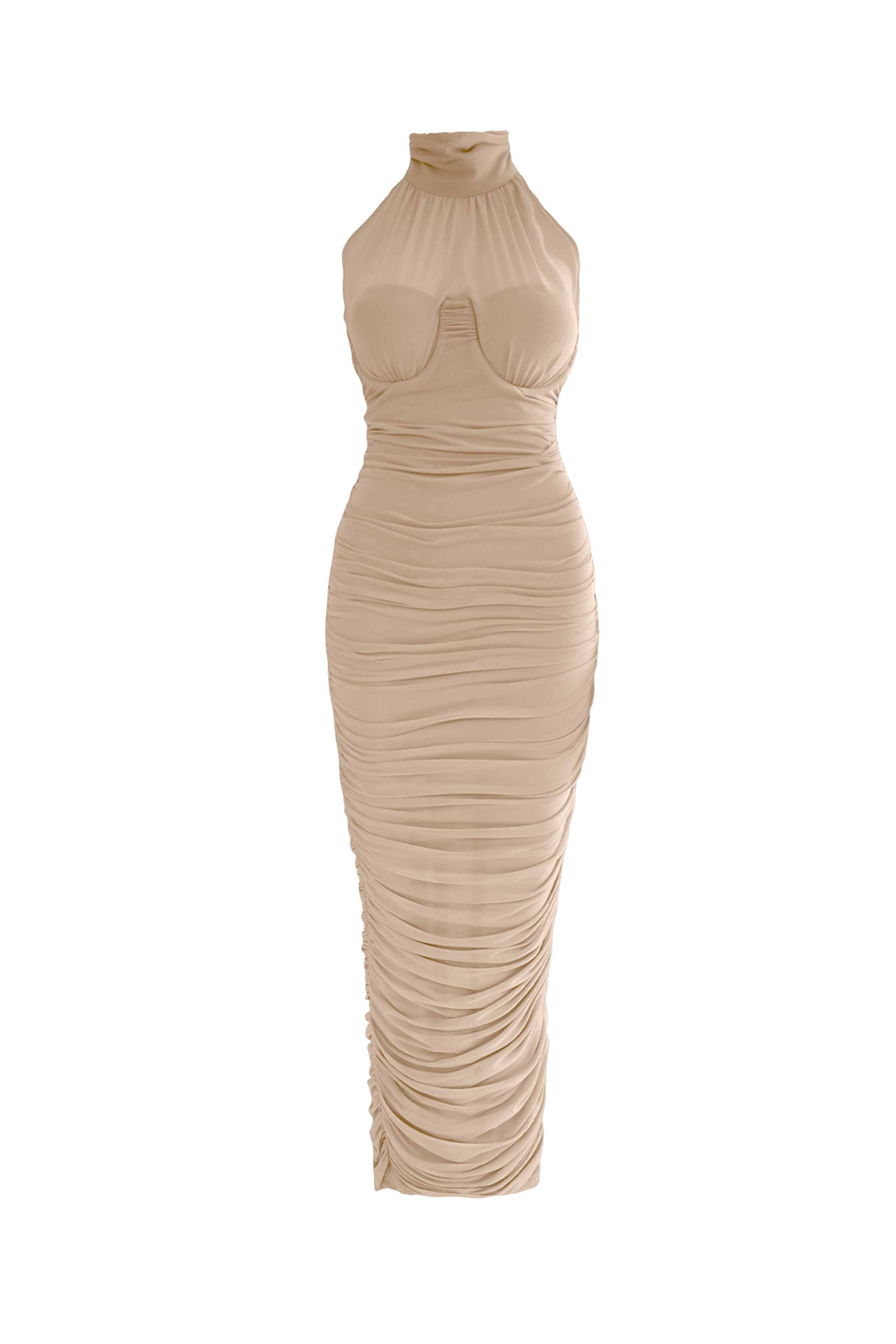 Silia Taupe Dress