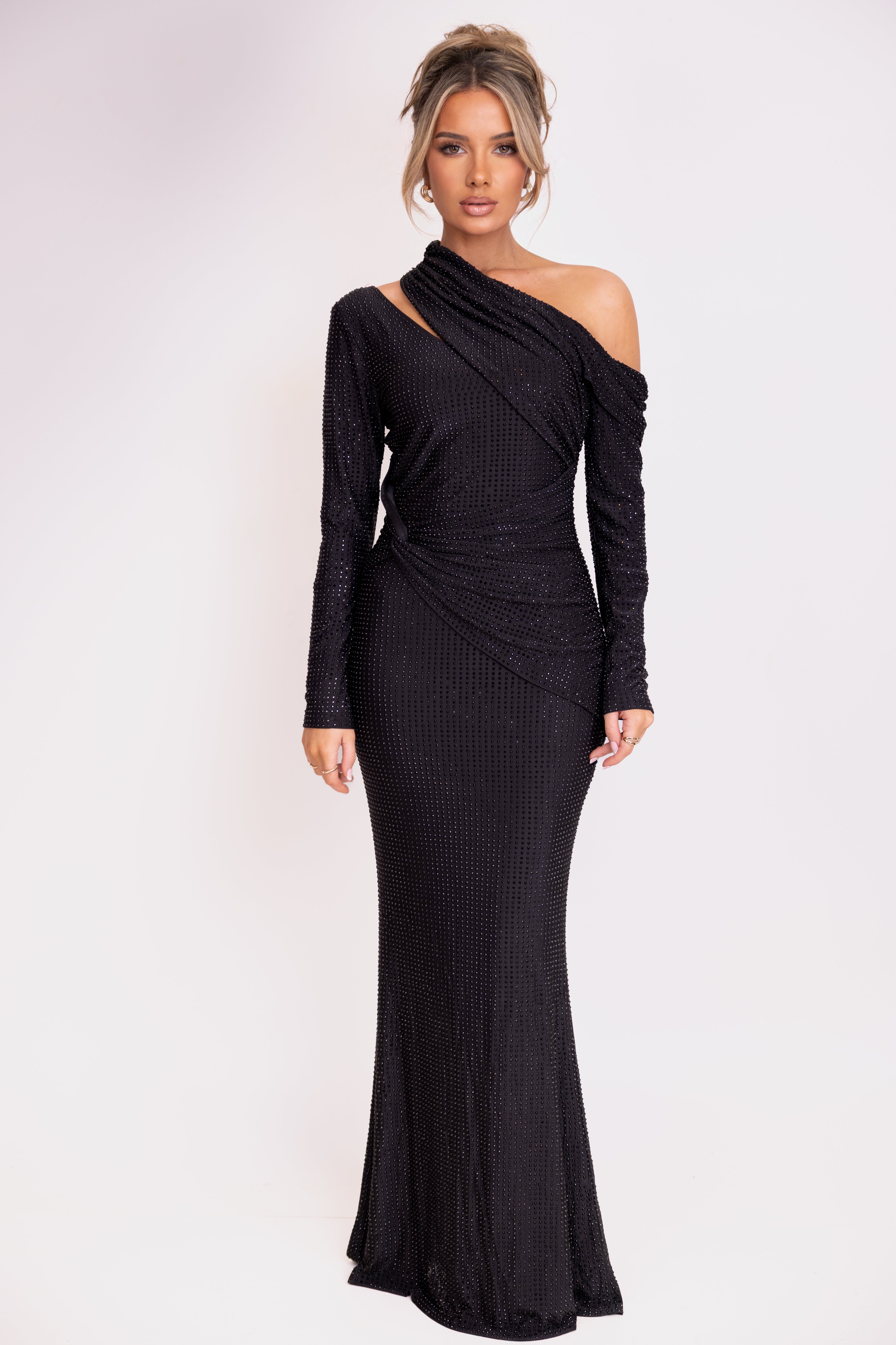 Sayda Black Dress