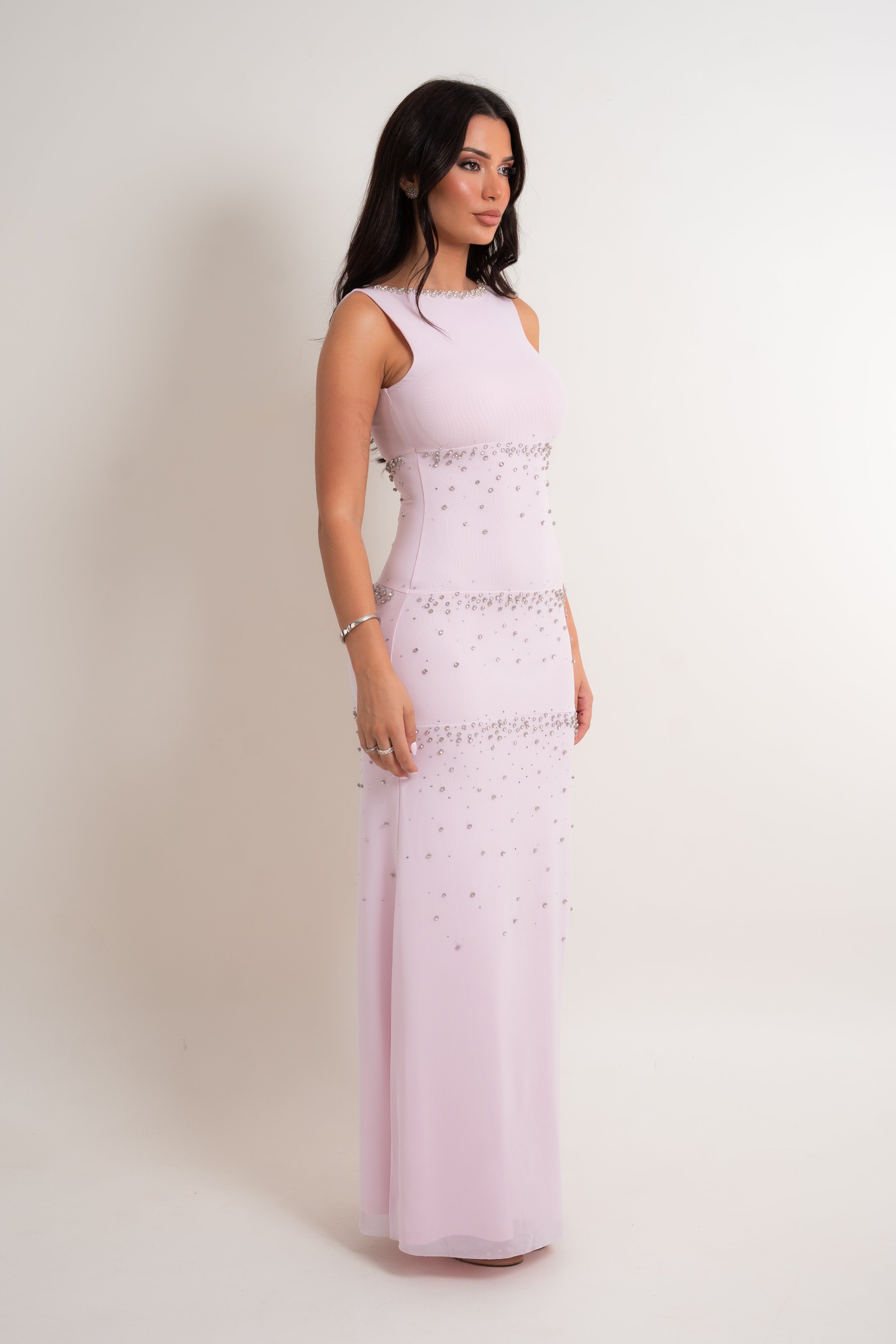 Senara Bloom Pink Dress