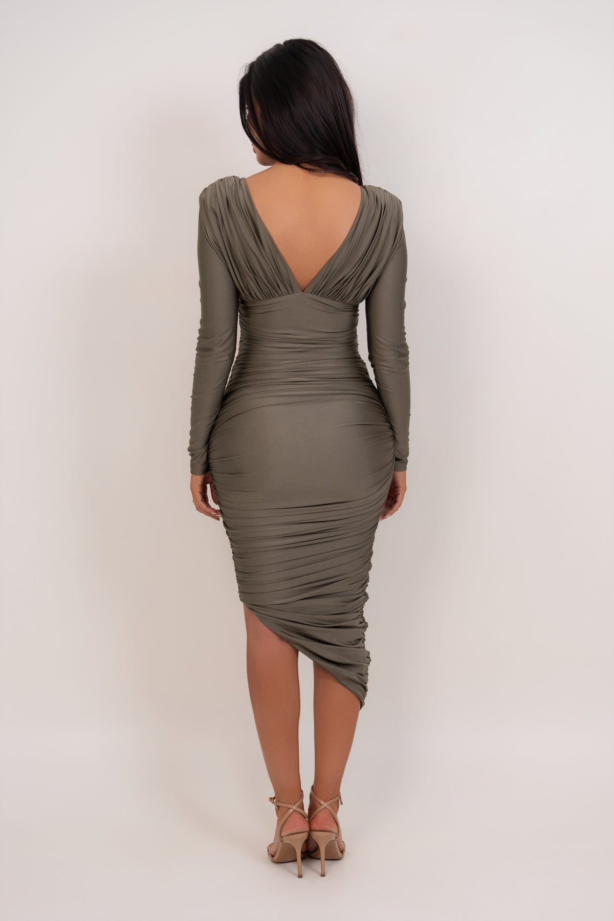 Sonila Olive Dress
