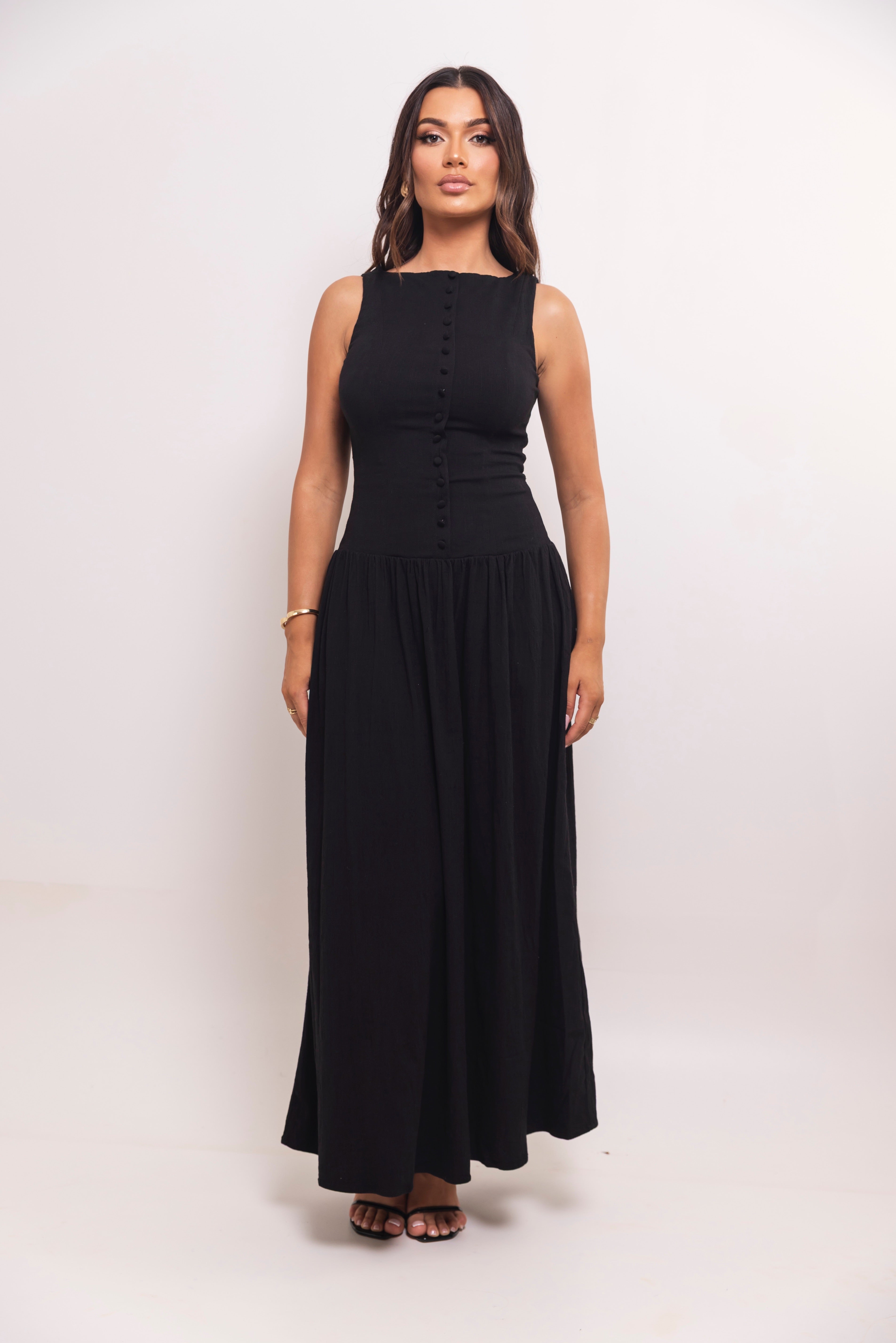 Talyn Black Dress