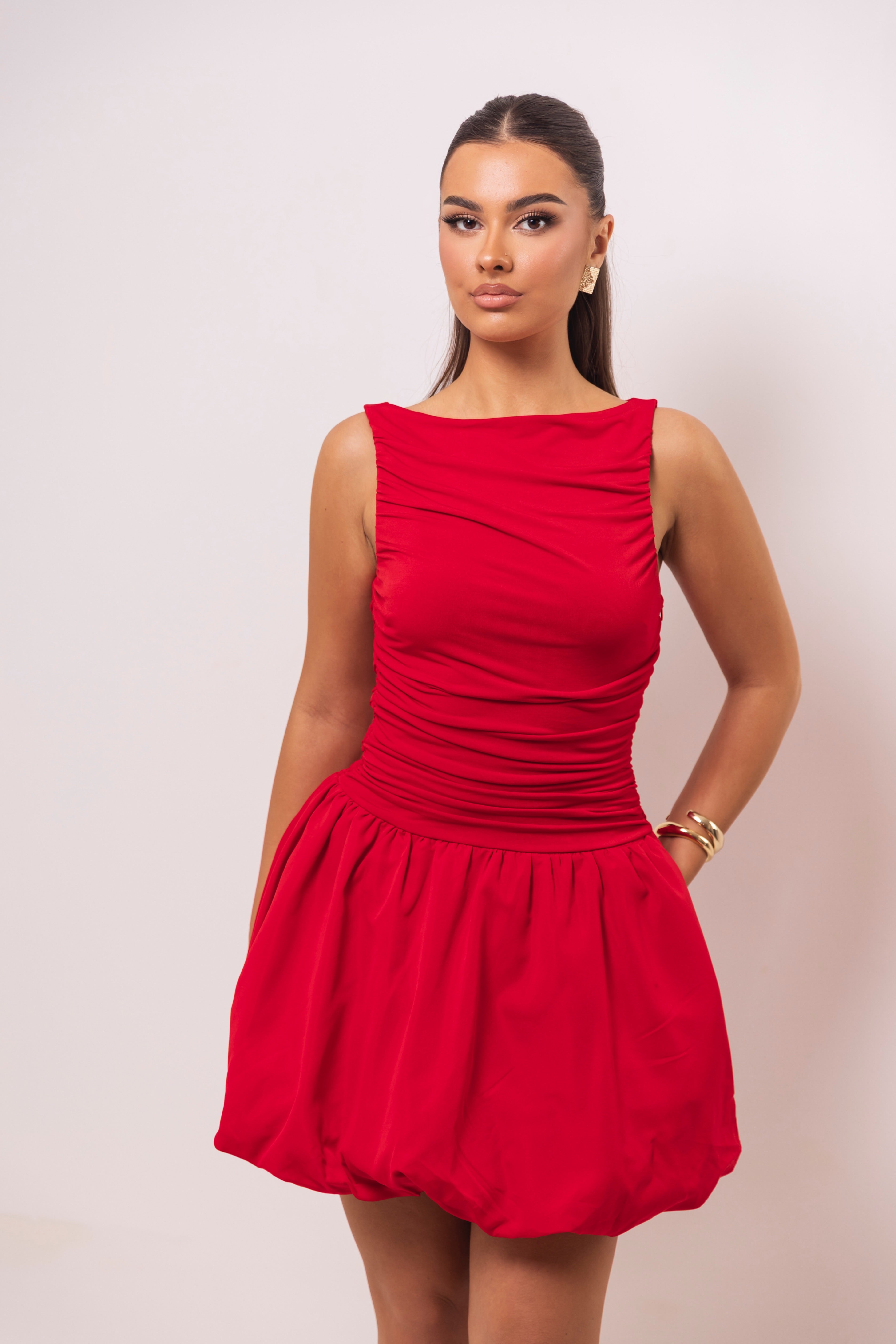 Tanaya Red Dress