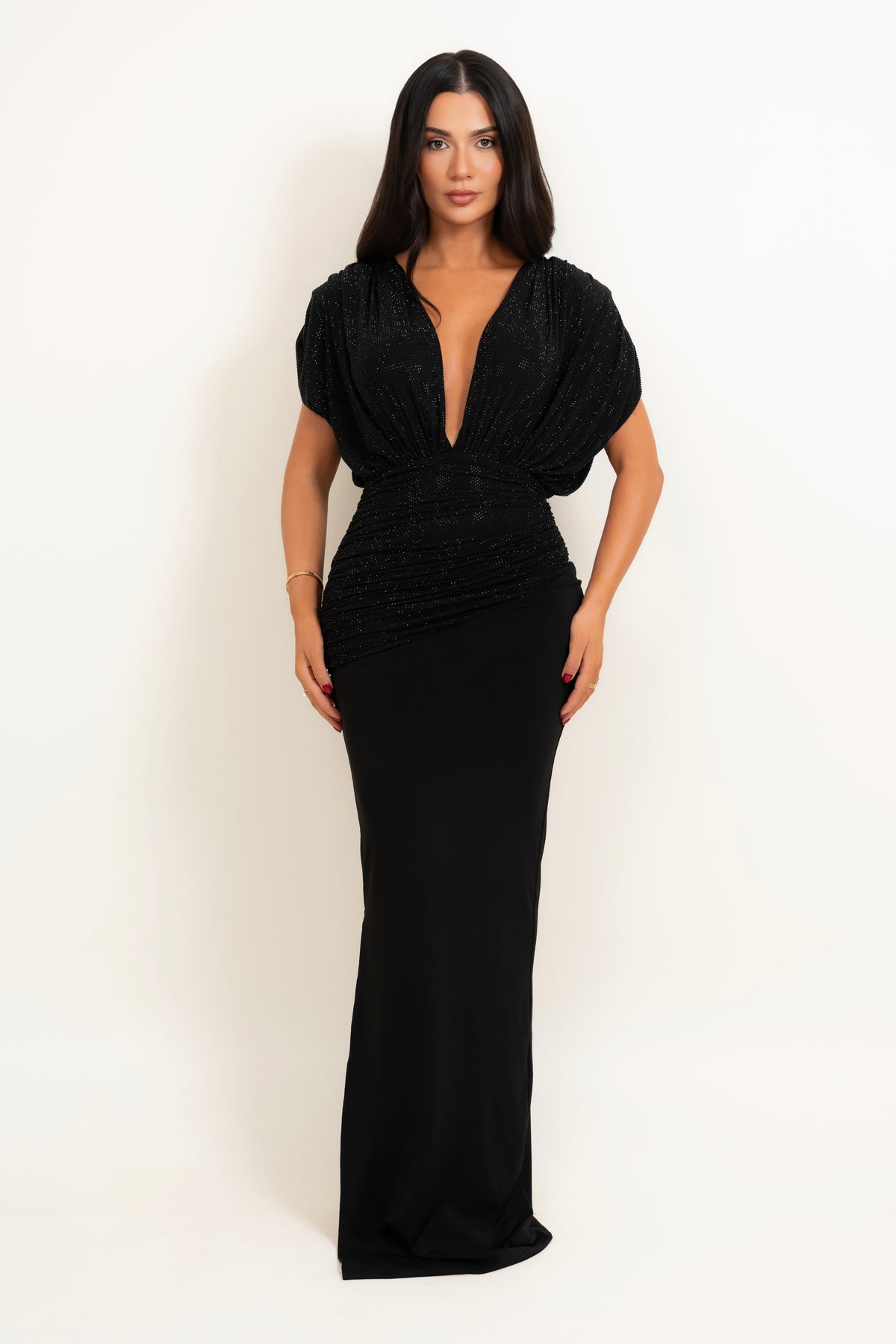 Viana Black Dress
