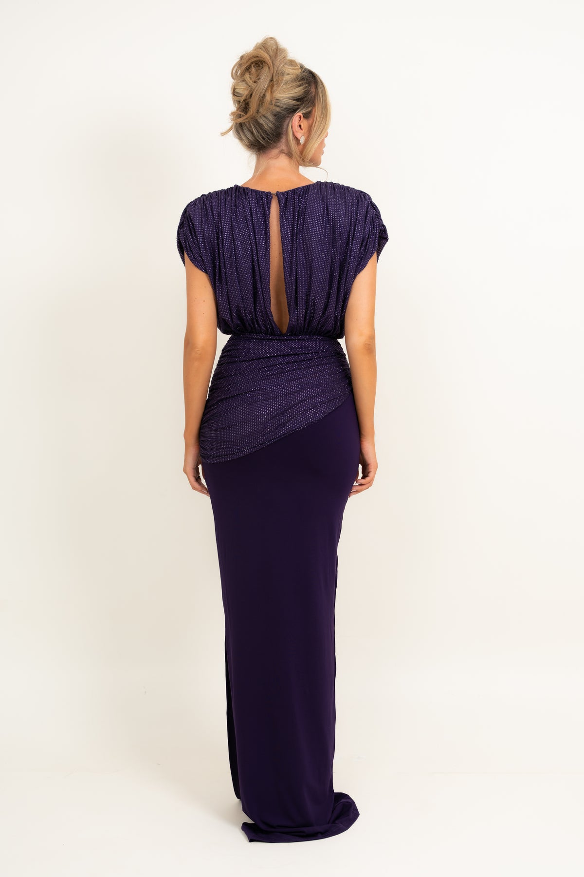 Viana Plum Dress
