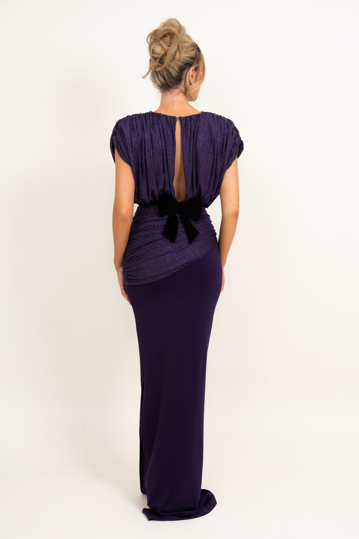 Viana Plum Dress