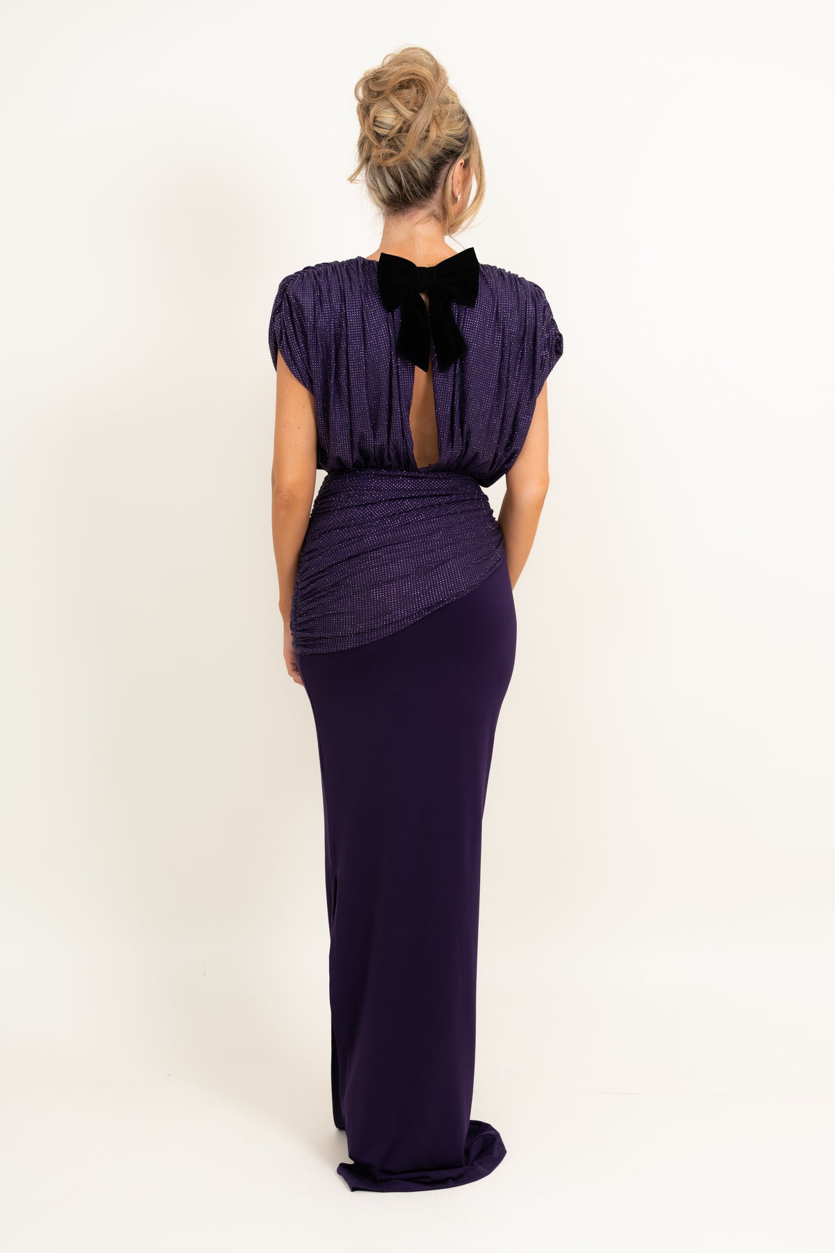 Viana Plum Dress