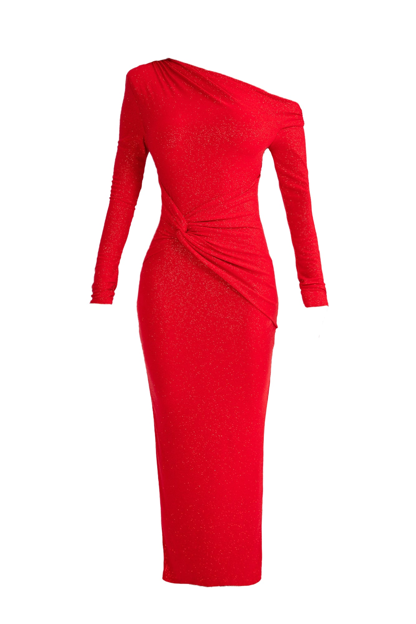 Viviana Red Glitter Dress