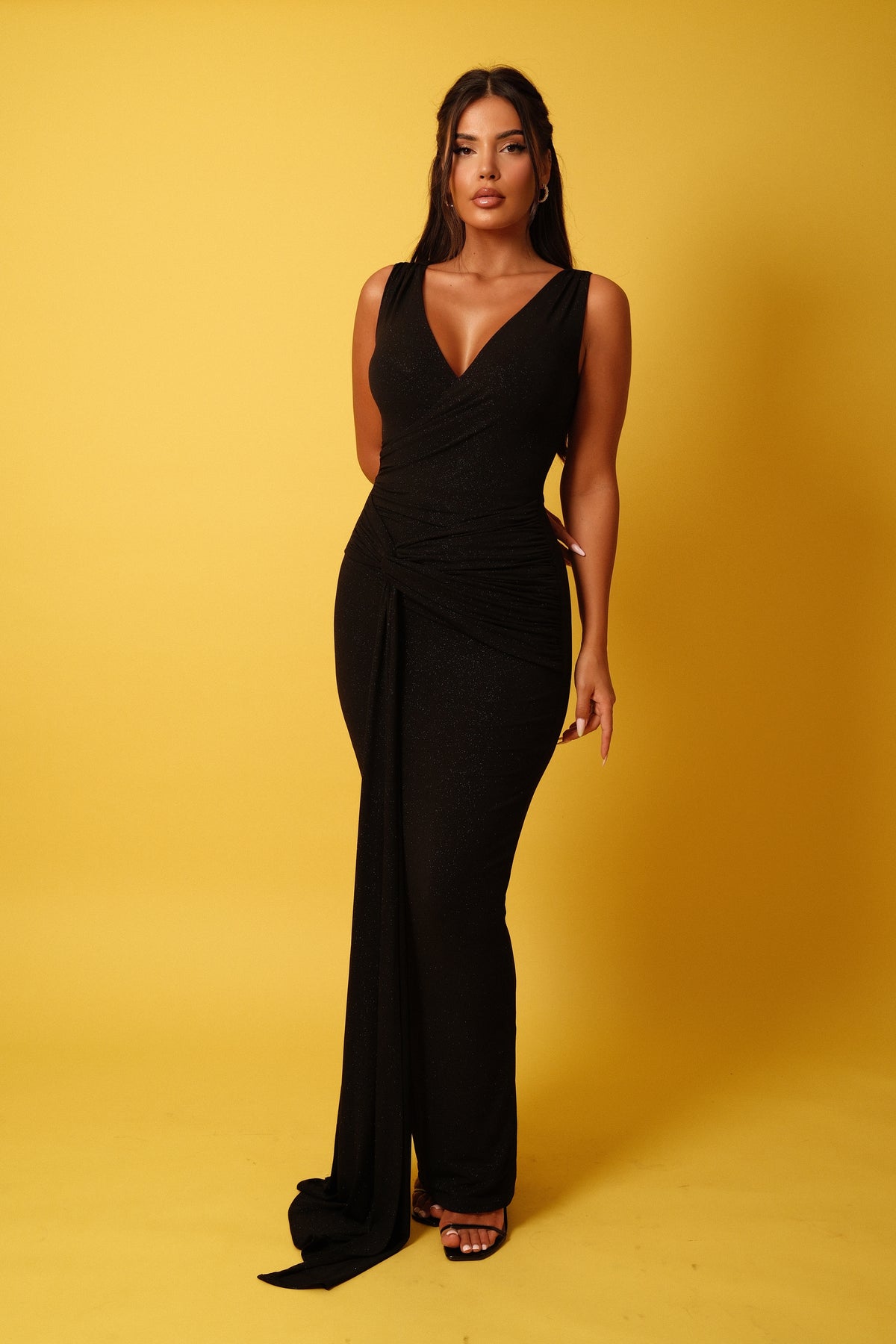 Zina Black Dress