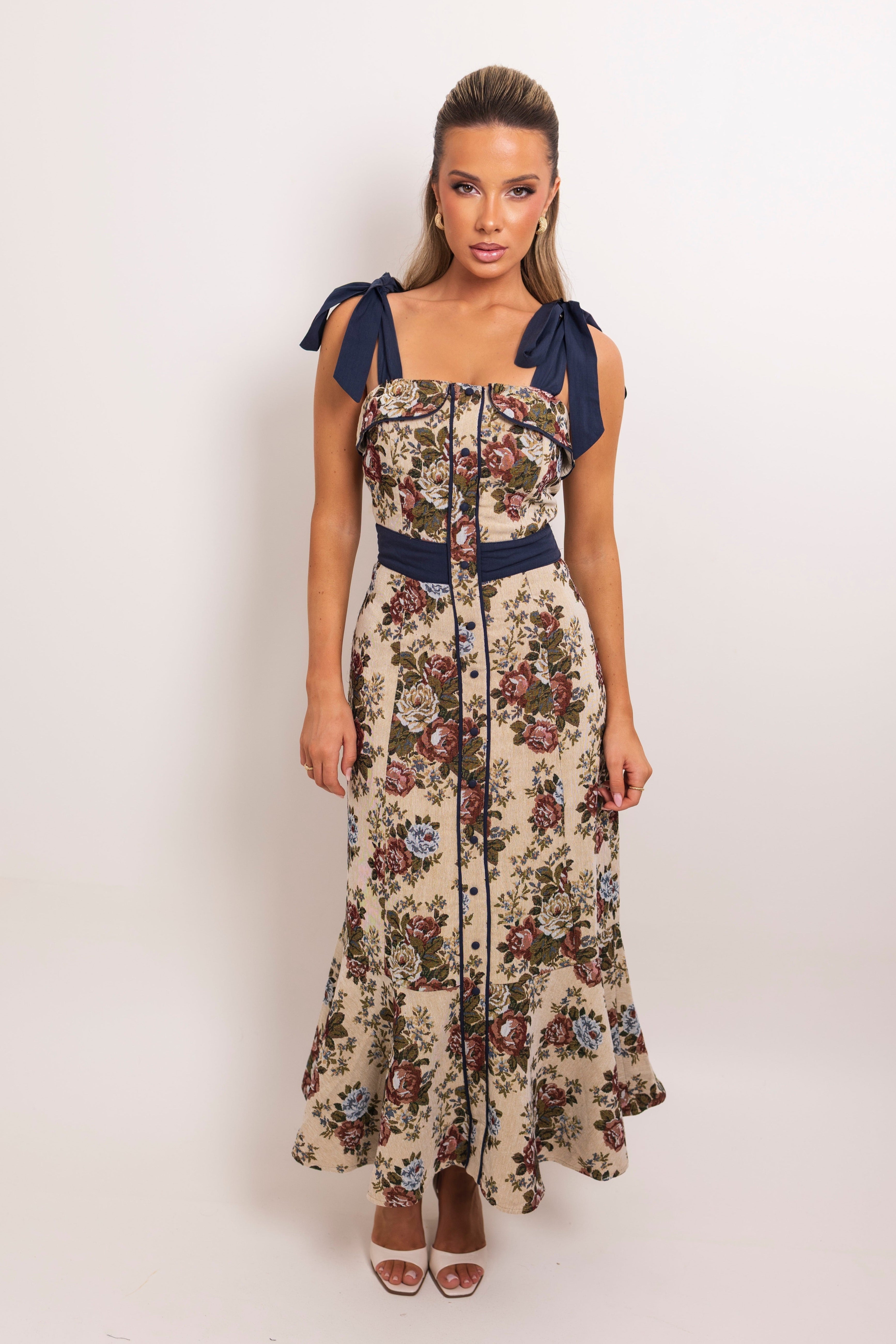 Florita Taupe Dress
