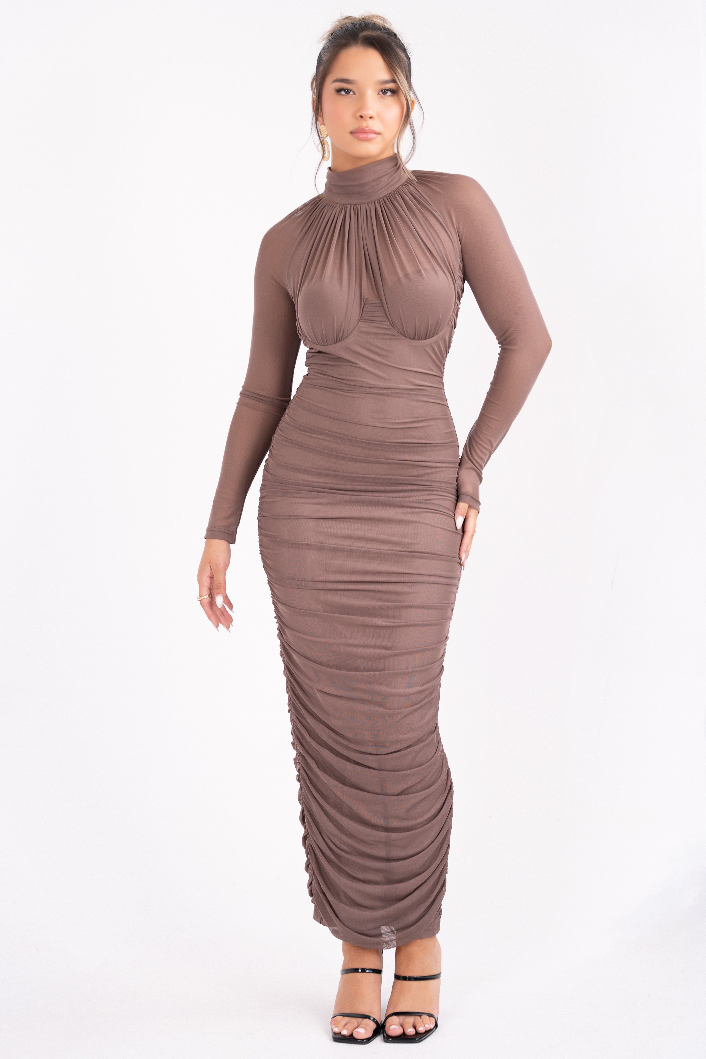 Noelani Mocha Dress