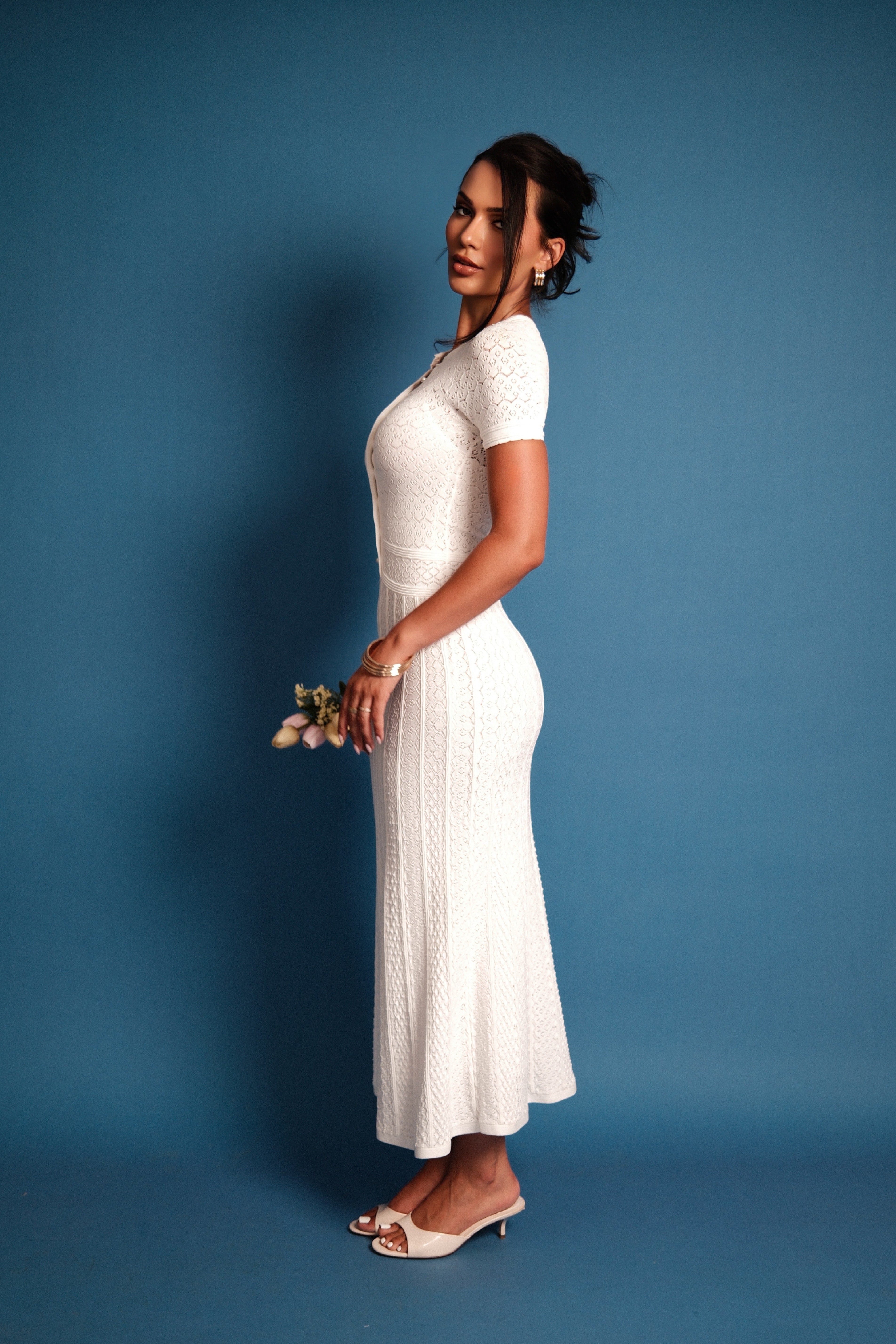 Rione White Dress