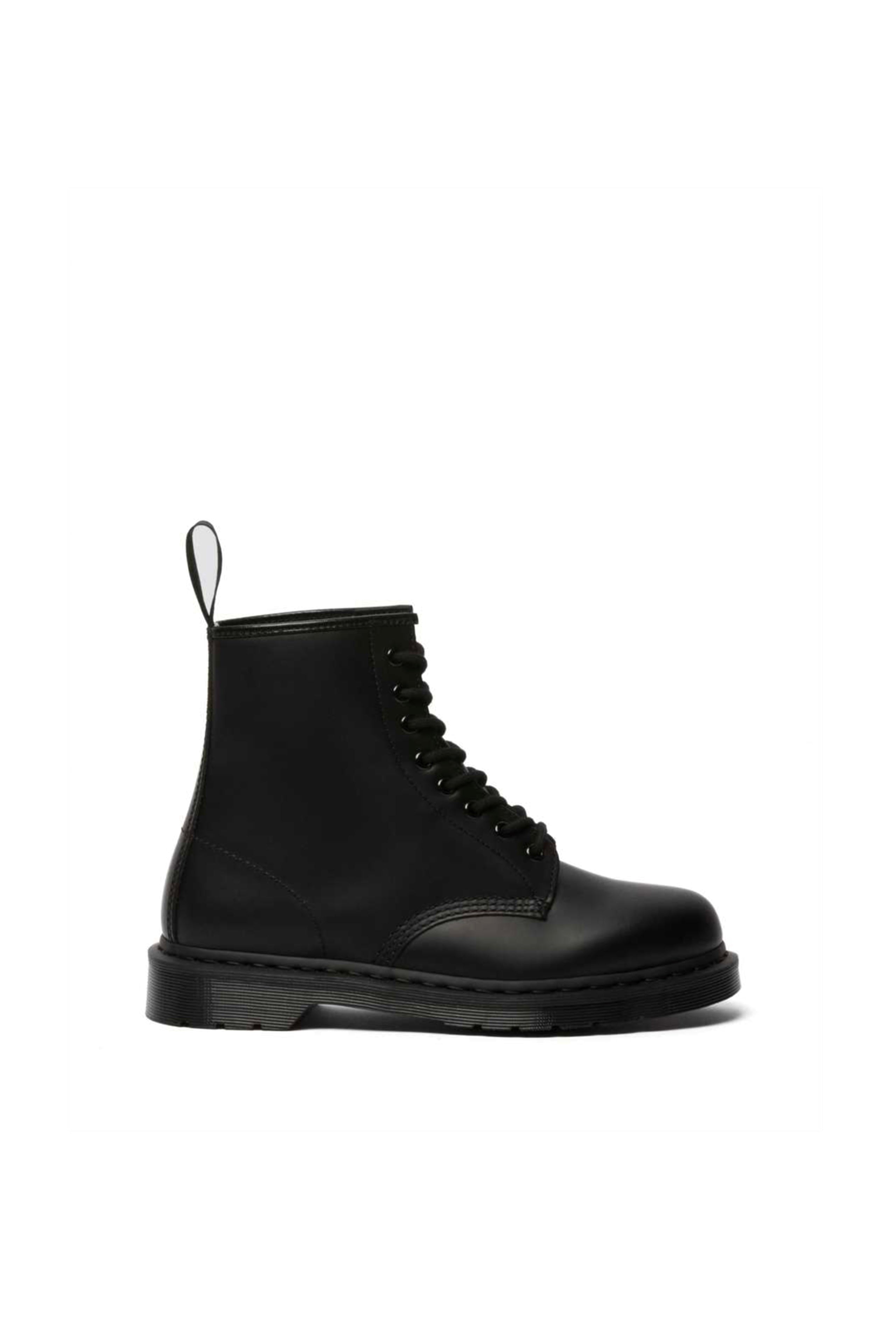 1460 Mono 8 Eye Boot Black Smooth